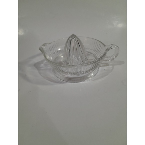 unbranded Other - Vintage Clear Glass Lemon  Lime Orange Citrus Juice Maker Squeezer Reamer Juicer